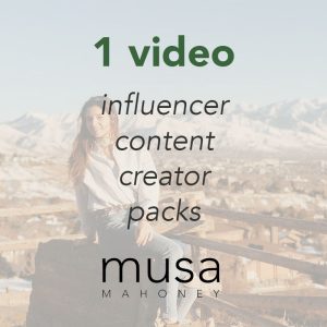 UGC Influencer Content (1 Video)