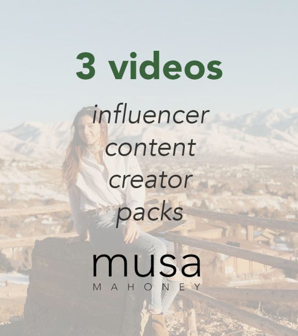 UGC Influencer Content (3 Videos)